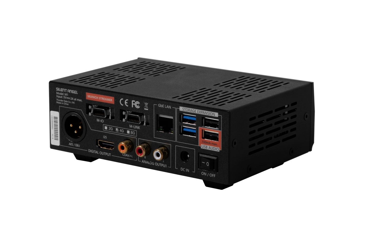 Opened Box — Silent Angel Munich M1 V2 Hi-Fi Network Streamer