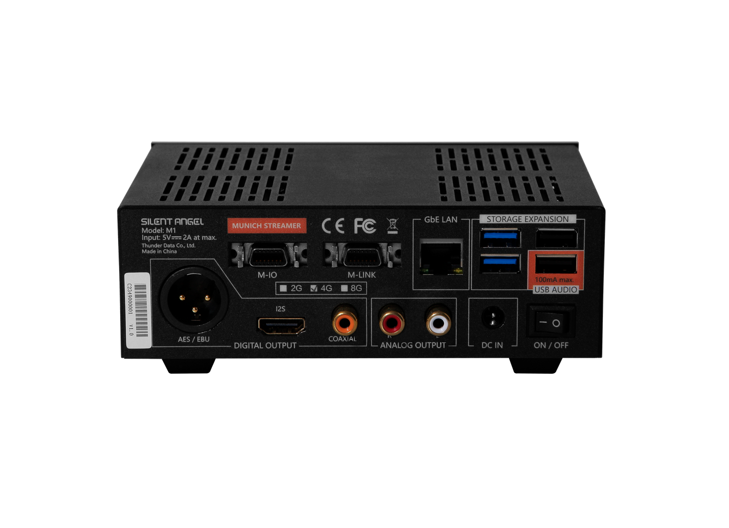 Opened Box — Silent Angel Munich M1 V2 Hi-Fi Network Streamer