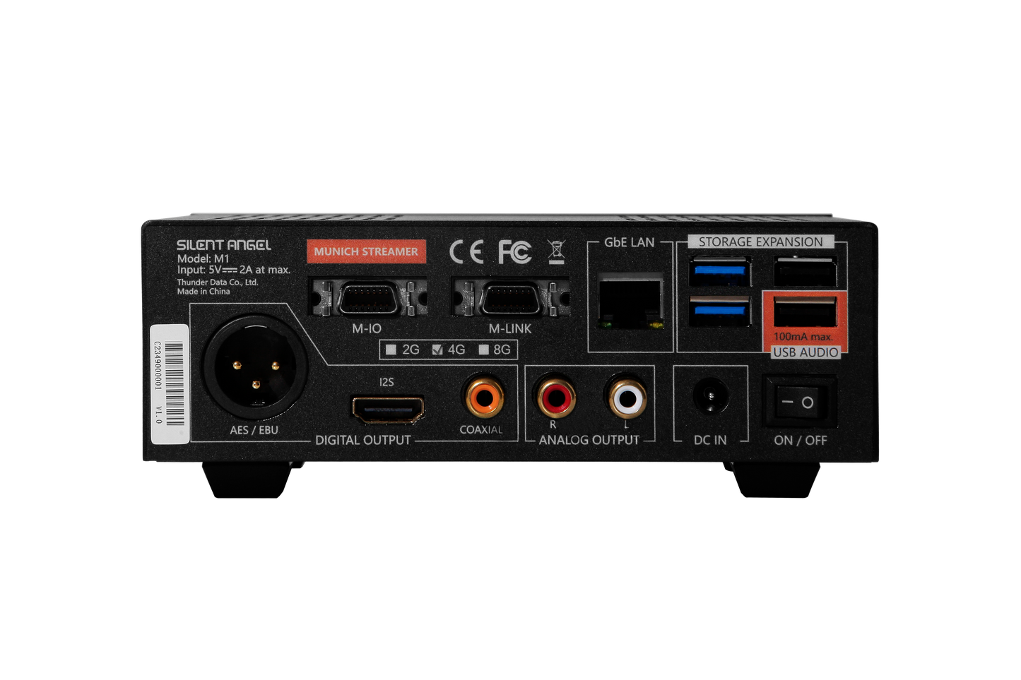 Opened Box — Silent Angel Munich M1 V2 Hi-Fi Network Streamer