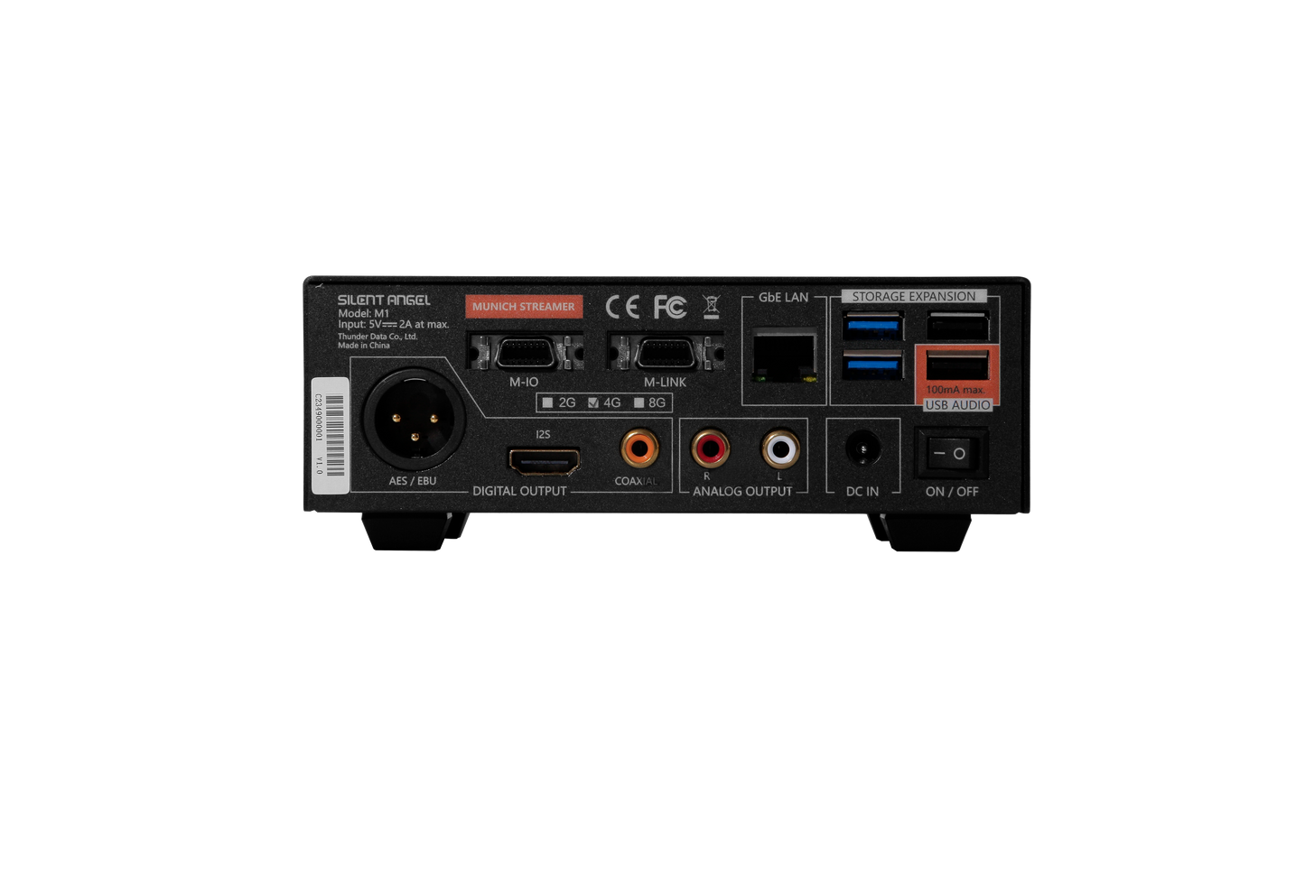 Opened Box — Silent Angel Munich M1 V2 Hi-Fi Network Streamer