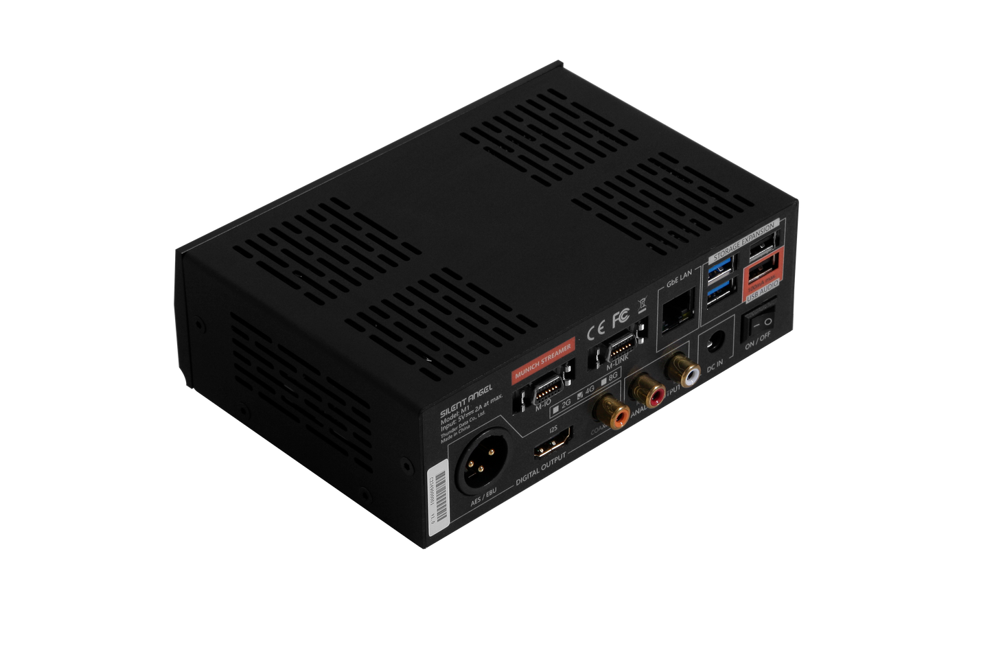Opened Box — Silent Angel Munich M1 V2 Hi-Fi Network Streamer
