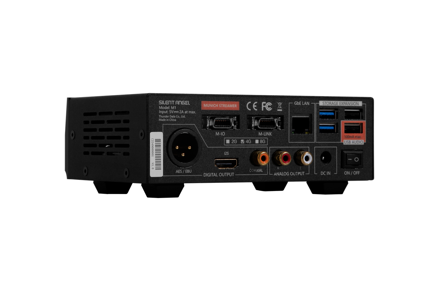 Opened Box — Silent Angel Munich M1 V2 Hi-Fi Network Streamer