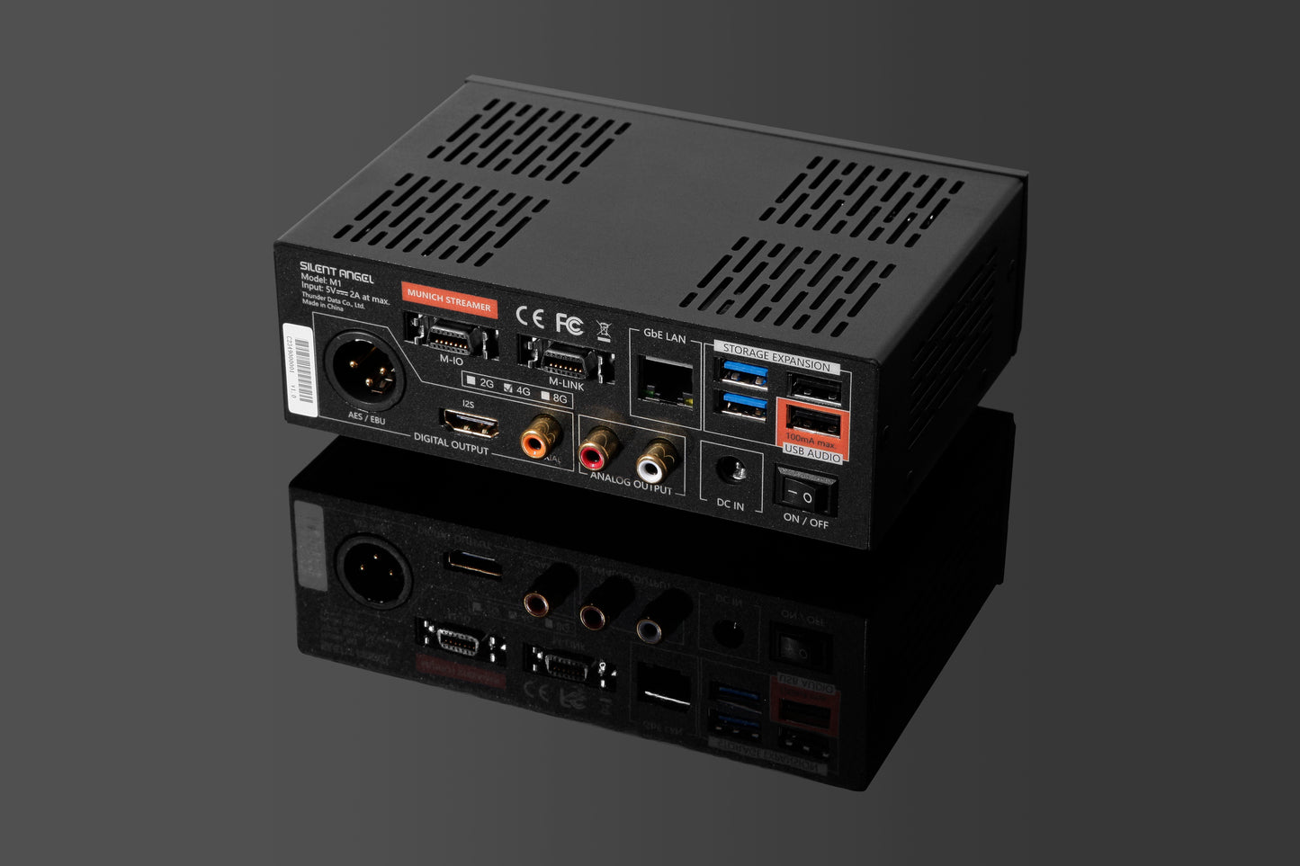 Opened Box — Silent Angel Munich M1 V2 Hi-Fi Network Streamer