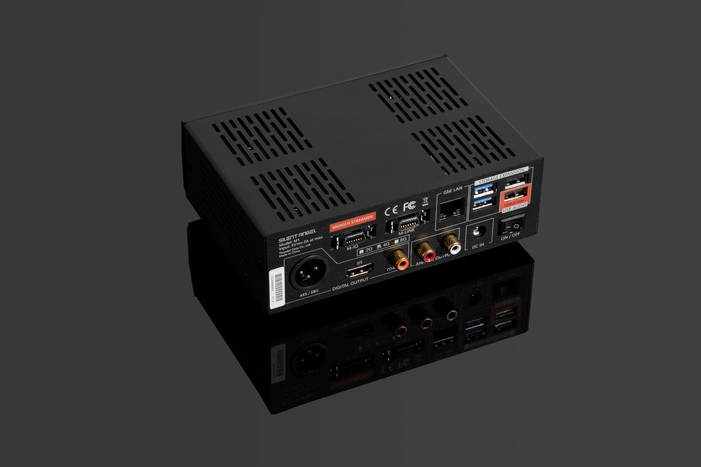 Opened Box — Silent Angel Munich M1 V2 Hi-Fi Network Streamer